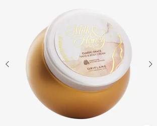 Oriflame milk and honey gold classic grace hand and body cream