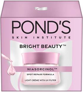 POND's Bright Beauty Light Cream with UV Filter, Niasorcinol, Fades Dark Spots, Brightens Skin