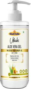 Utkrisht Khadi Organic 100% Aloe Vera Gel (Transparent)For Natural Aloe Vera & Vitamin E