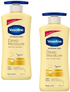 Vaseline DEEP MOISTURE BODY LOTION 400 ML, SET OF 2
