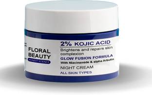FLORAL BEAUTY 2% Kojic Acid Face Serum with 1% Alpha Arbutin & Niacinamide for Dark Spots