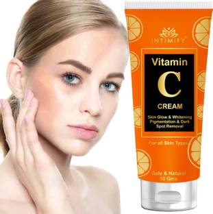 INTIMIFY Vitamin C Cream For Glowing Skin, Skin Brightening Cream For Women & Men