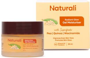Naturali Radiant Glow Gel Moisturiser with Pea, Quinoa & Niacinamide�| Paraben Free