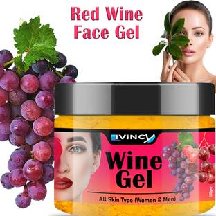 Livincy Gel red wine night gel cream skin toning gel face anti ageing gel for pollution