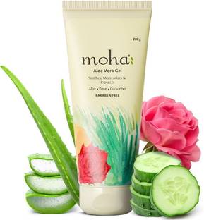 Moha AloeVera Gel enriched With Rose and Cucumber 200gm