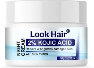 look hair New Damage Recovery Night Cream With 2% Kojic Acid