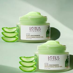 LOTUS HERBALS ACTIVE ALOE+NIACINAMIDE BRIGHTENING BOOST GEL