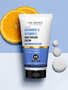 Dr. Sheth's Ceramide & Vitamin C Moisturizing Cream | 48hr Deep Hydration