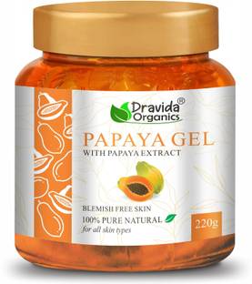 Dravida Organics Papaya Gel for Helps Reduce Wrinkles & Acne Breakouts