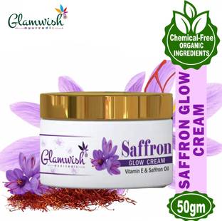 Glamwish Saffron Glow Cream For Glowing, Bright, Young and Even Toned Skin - Women & Men