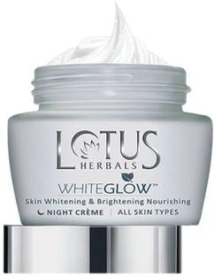 LOTUS Whiteglow Skin Whitening & Brightening Nourishing Night Creme(120 g)
