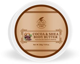 Khadi Ark Cocoa & Shea Cold Body Butter Cream for Face & Body Moisturizer W/ Vitamin E Oil