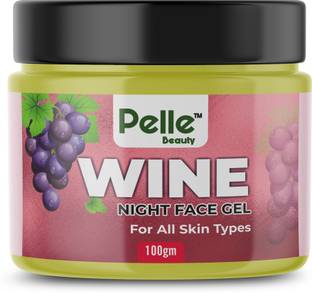 Pelle Beauty Wine Night Face Gel For All Skin Type 100gm