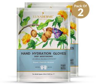 LuxaDerme Hydration Gloves,Deep Moisturizing for soft & smooth hands.Improved texture