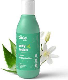TuCo Kids Summer Lotion | Aloe & Almond | 8-hr Moisture | Non-Greasy