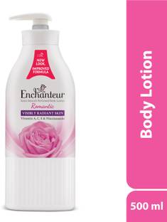 Enchanteur by Wipro Romantic Perfumed Body Lotion with Aloe Vera & Olive Butter