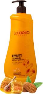 LABOLIA Honey Almond Body Lotion | 24H Moisturisation | Glowing Skin