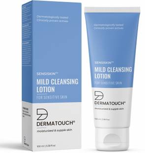 Dermatouch Mild Cleansing Lotion for Sensitive Skin| Moisturized Skin with Titanium Dioxide
