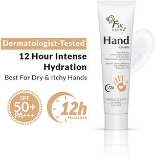 Fixderma Hand Cream with Cocoa Butter, Deep Hydrating Dry & Rough Skin for Men & Women