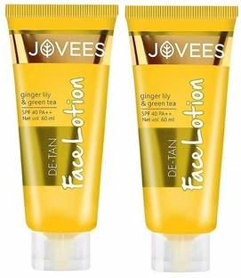JOVEES Ayurvedic De-Tan Lotion Pack of 2