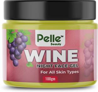 Pelle Beauty Wine Night Face Gel For All Skin Type 100gm