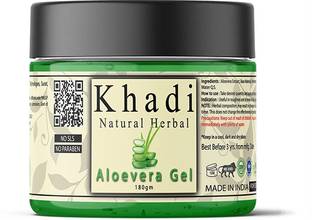 khadi natural herbal Multipurpose Moisturising Aloe Vera Face Gel 180gm