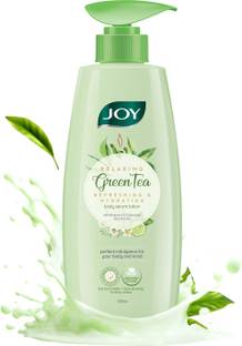 Joy Relaxing Green Tea Body Serum Lotion | Refreshing & Hydrating With Bergamot & Chamomile Essential Oil | Quick Absorbing & Skin Glowing | Serum Lotion, For All Skin Types