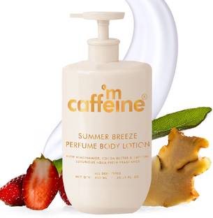 mCaffeine Summer Breeze Perfume Body Lotion with Niacinamide, Cocoa Butter & Shea Butter