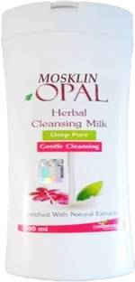 MOSKLIN OPAL HERBAL CLEANSING MILK FOR BRIGHTER & SMOOTH SKIN PACK OF 500ml x 1