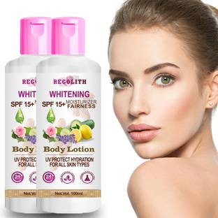 Regolith White low Skin Whitening And Brightening lotion with SPF-15, for all skin types