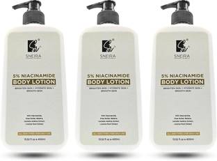 SNEIRA 5% NIACINAMIDE Body Lotion (PACK OF 3)