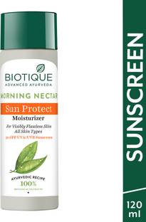 BIOTIQUE Sunscreen - SPF 30 PA+ Morning Nectar Sun Protect Moisturizer