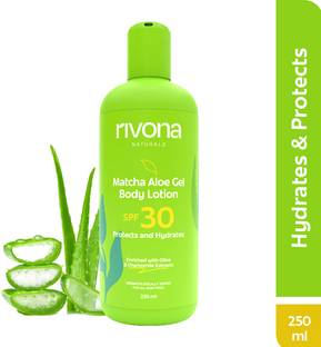 RIVONA NATURALS Matcha Aloe Body Lotion with SPF 30 For Deep Nourishment & Moisturizes, All Skin