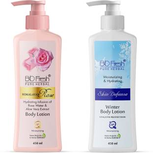 Biofresh Herbal Rose & Winter Body Lotion For Smooth Skin /Winter Moisturizer Cream