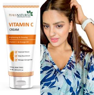 7days natural Vitamin C Face Cream - Oil Free |Quick Absorbing skin Brightening | Whitening