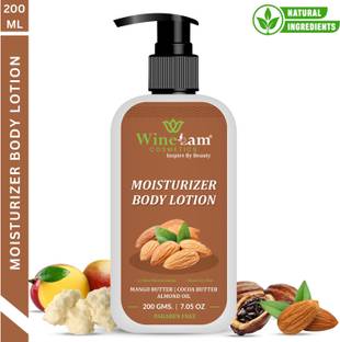 winelam Cocoa & Almond Body Lotion For Smooth & Glowing Skin Long-Lasting Moisturization