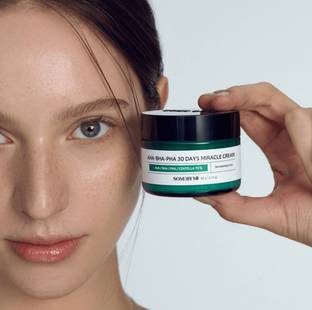 Some By Mi 30 Days Miracle Cream with AHA BHA PHA – Anti-Acne & Exfoliating Moisturizer