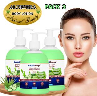 smartdrops Smooth Aloe Vera Body Lotion for Hydrated and Healthy Skin