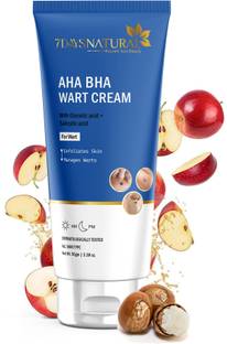 7days natural AHA BHA WART Pure Herbal Wart Treatment Cream, Safe & Natural - 50g Pack Of 1