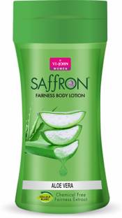 VI-JOHN Saffron Aloe vera Body Lotion Deep Care Moisturization for All Skin Type- 250ml