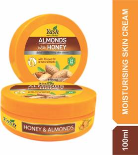 Yash Herbal Almonds With Honey Deep Moisturizing Winter Skin Cream | Natural Cold Cream