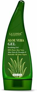 La'Conde Sunscreen - SPF 50 100% Natural Aloe Vera Gel for Fairer & Glowing Skin (130ml)