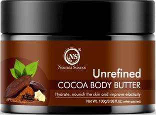 Nuerma Science Cocoa Cold Body Butter Cream W/ Coffee & Vitamin E Oil For Rich Moisturization