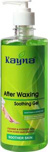 kayna healthcare Aloe Vera After Waxing Gel (500ml)-Prevents Post-Wax Rashes, Itchiness, Redness!