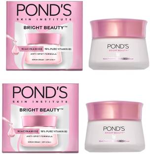 POND's Bright Beauty SPF 15 PA ++ Day Cream pack of 2(50g Each)