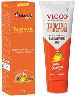 VICCO TURMERIC CREAM 15 GRM AND MAGIC GIRL TURMERIC CREAM 30GRM