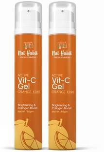 Nat Habit Vitamin C Active Face Gel Orange Kiwi For UV Protection With SunBurn Healing