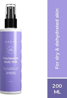 ARATA Niacinamide Body Milk | Hydrates & Brightens Dull, Dry Skin with Spray Ease