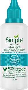 Simple Daily Skin Detox Ultra-Light Liquid Moisturiser| Tested on Sensitive Skin