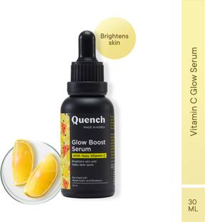 Quench Vitamin C Glow Boost Face Serum with 5% Ethyl Ascorbic Acid to Reduce Dark Spots